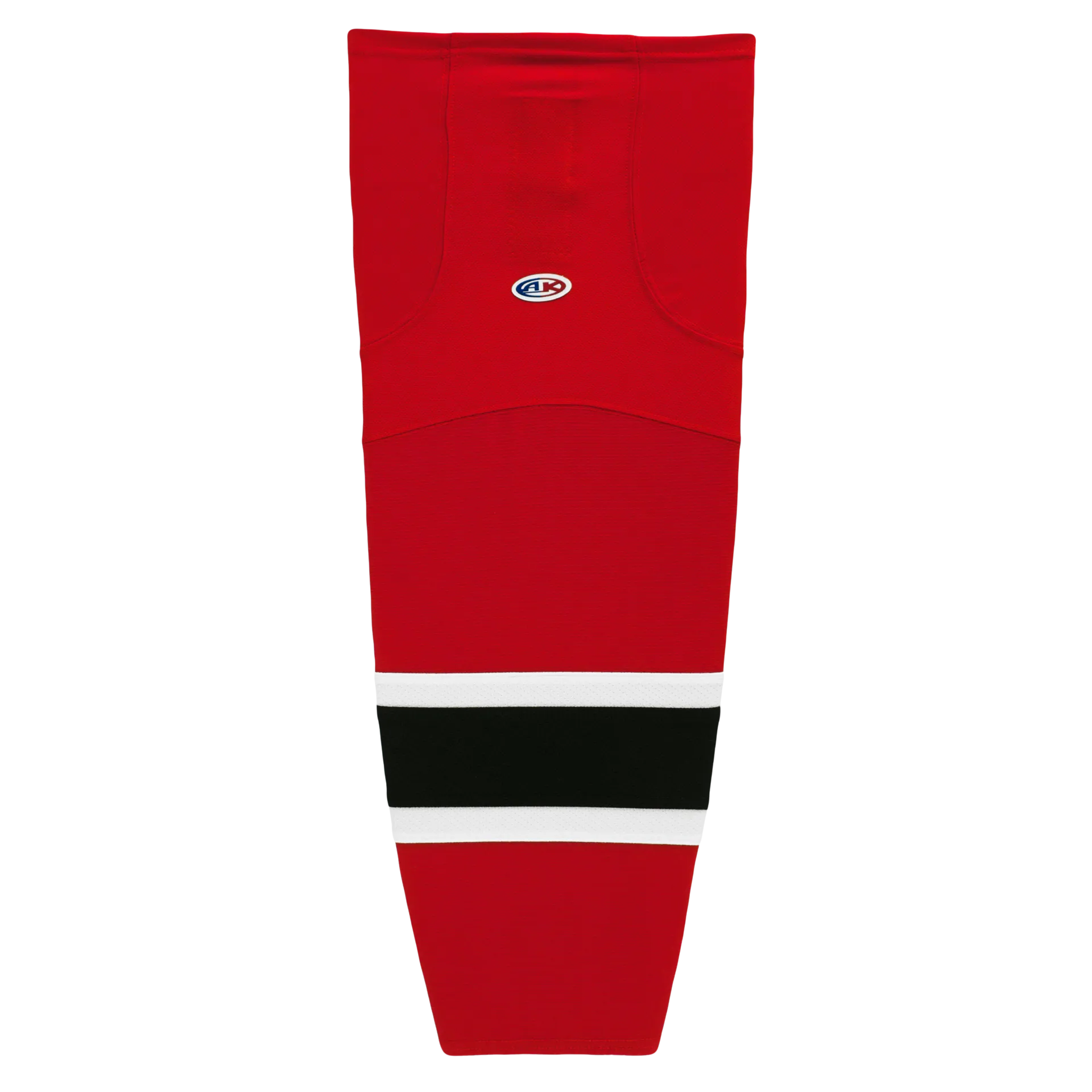Athletic Knit (AK) HS2100-366 New Jersey Devils Red Mesh Ice Hockey Socks