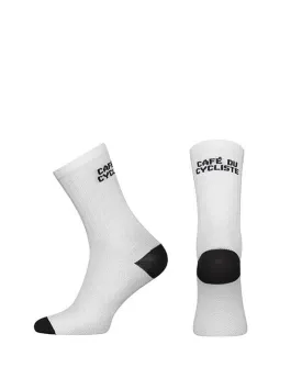CAFE DU CYCLISTE Color Socks - White