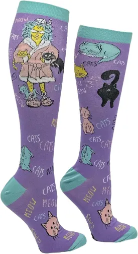 Crazy Dog T-Shirts Funny Compression Socks for Women and Men Cute Compression Socks For Women