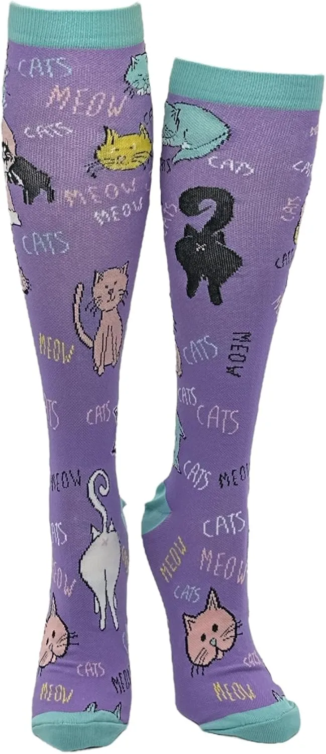 Crazy Dog T-Shirts Funny Compression Socks for Women and Men Cute Compression Socks For Women