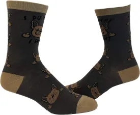 Crazy Dog T-Shirts Womens Animal Socks Cute Funny Socks with Fun Animals and Sarcastic Sayings