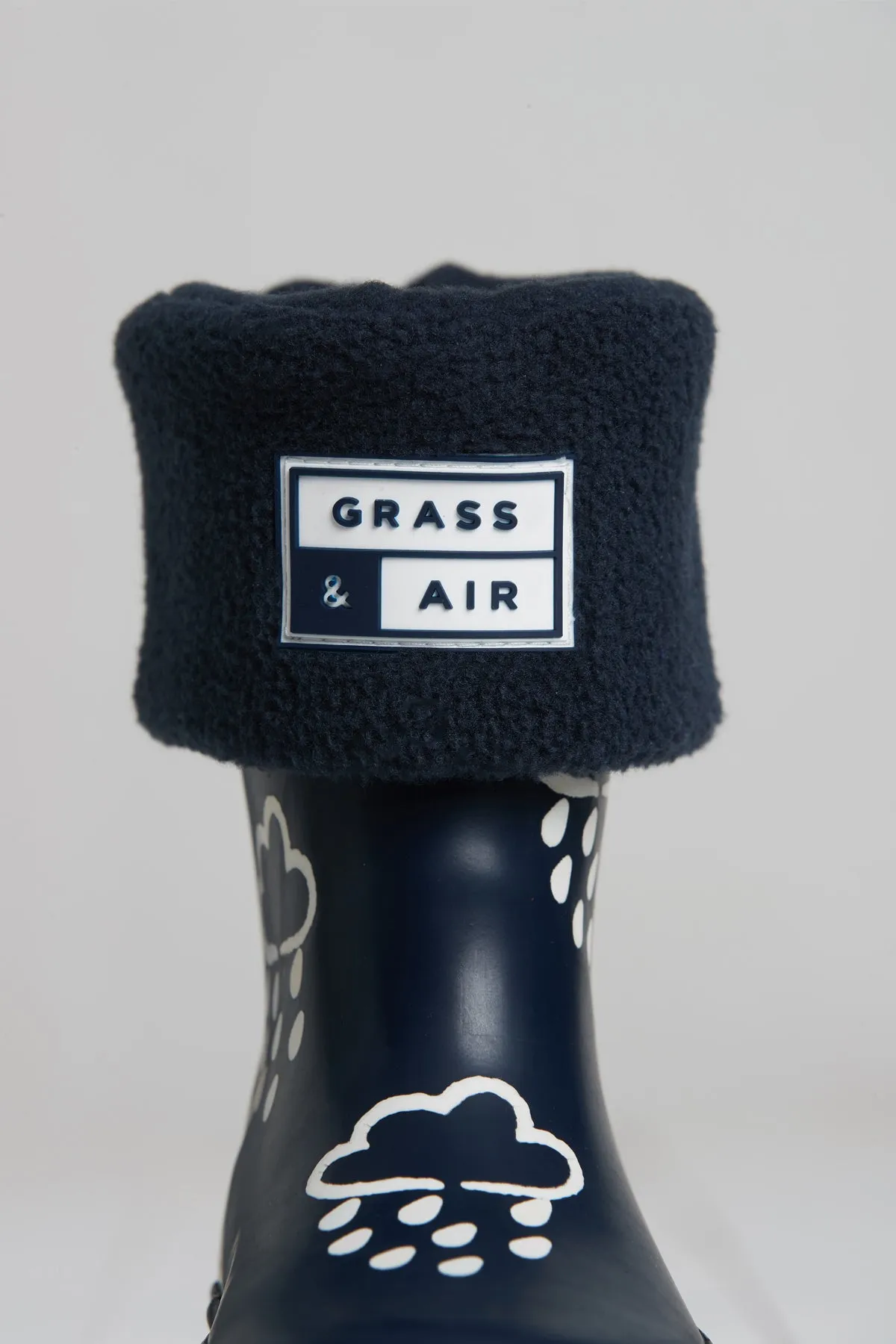 GRASS & AIR - Welly Socks - Navy
