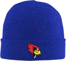 Illinois State University Logo Classic Warm Winter Knit Cap Fleece Lined Beanie Hat