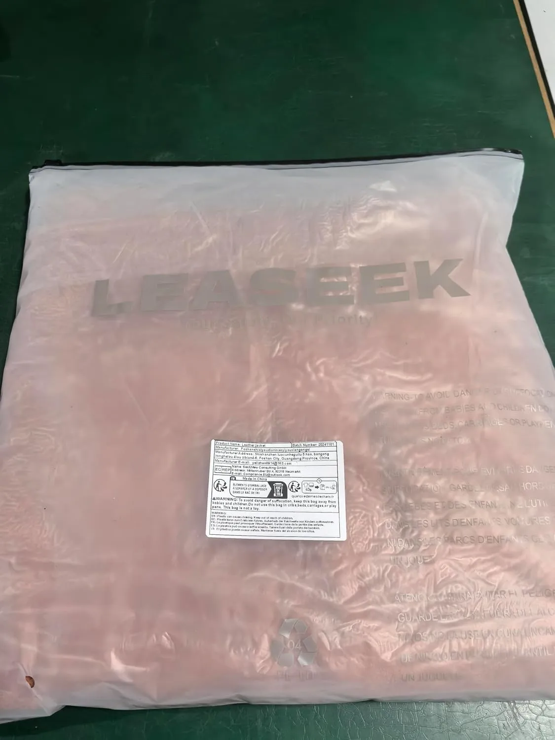 LeaSeek Leather Welding Jacket - Heavy Duty Welding Apron with Sleeve,Heat Flame Resistant Cowhide Weld Coat for Men Women.