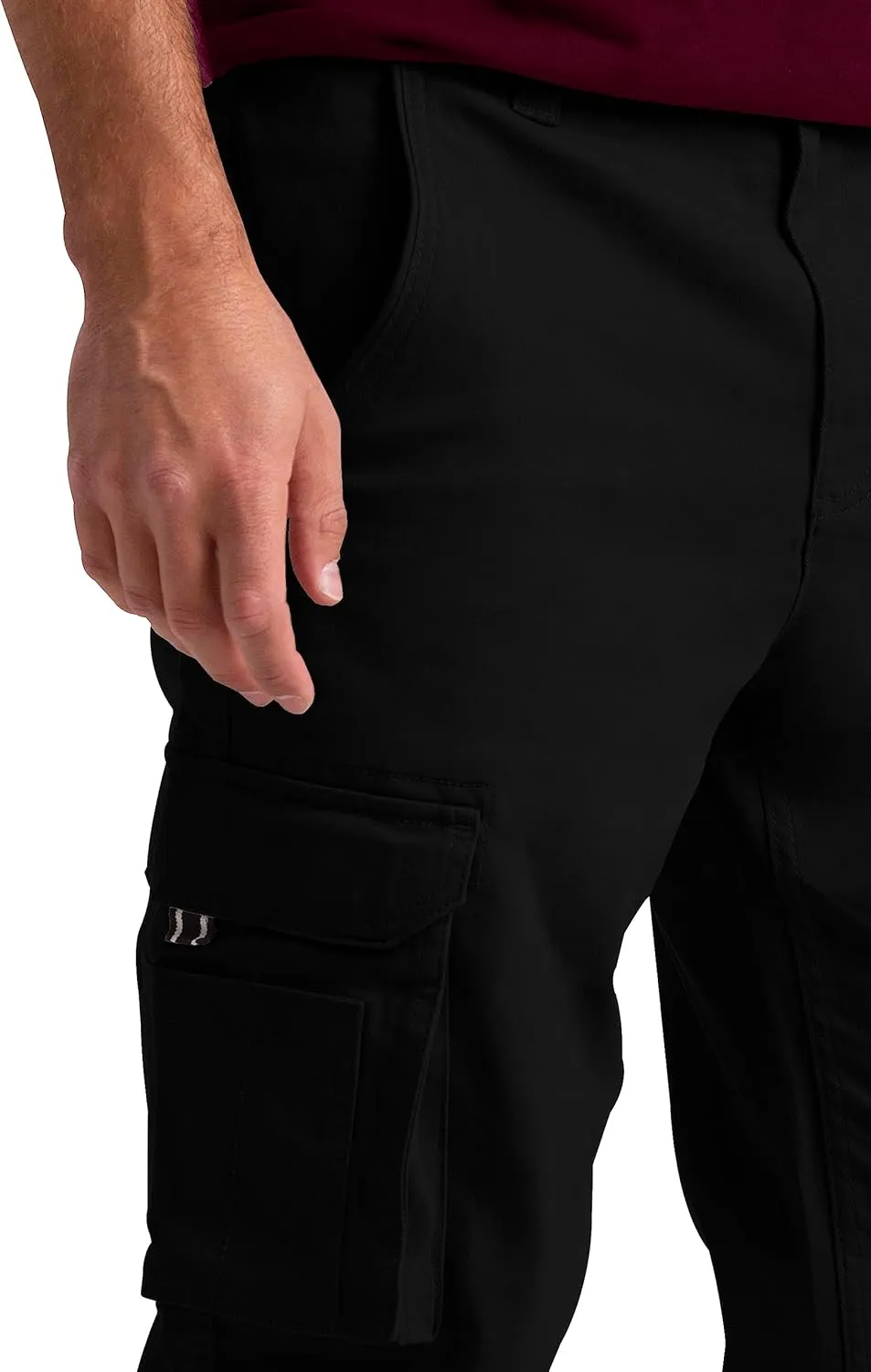 Mens Cargo Pants Stretch Flex Heavy Duty 12 Pockets Outdoor Hiking Security Relaxed Fit Wild Work Utility Pants