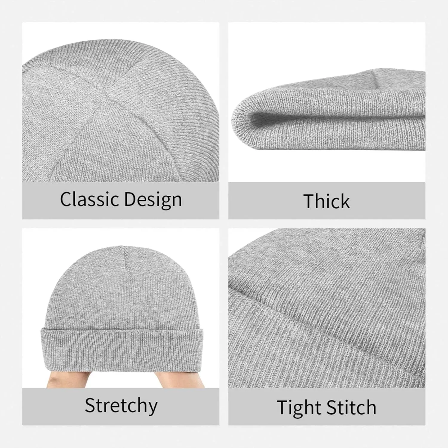 Norfolk A State University Logo Classic Warm Winter Knit Cap Fleece Lined Beanie Hat
