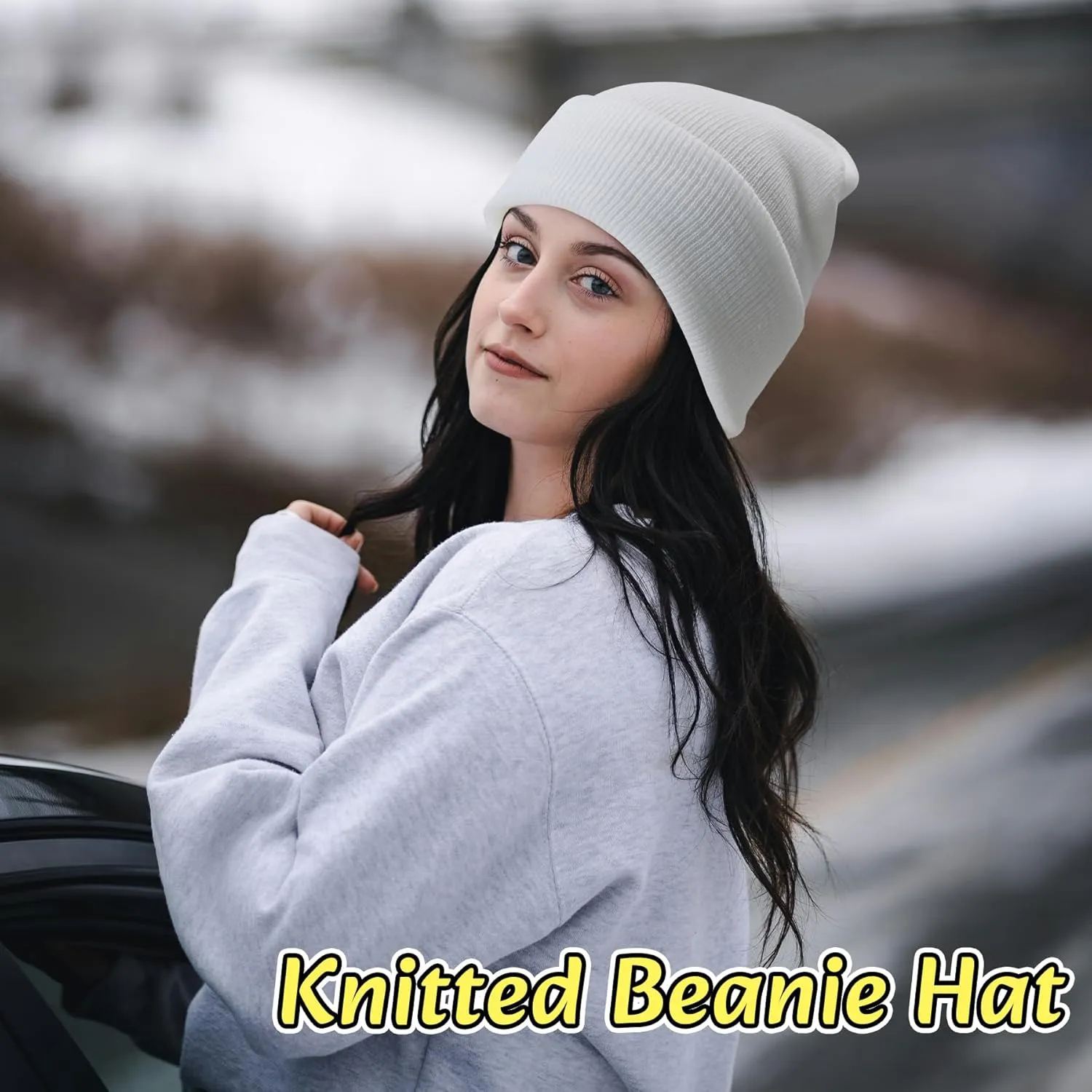 NPQQUAN 3 Packs Unisex Beanie Hats for Men Women Winter Knit Beanies