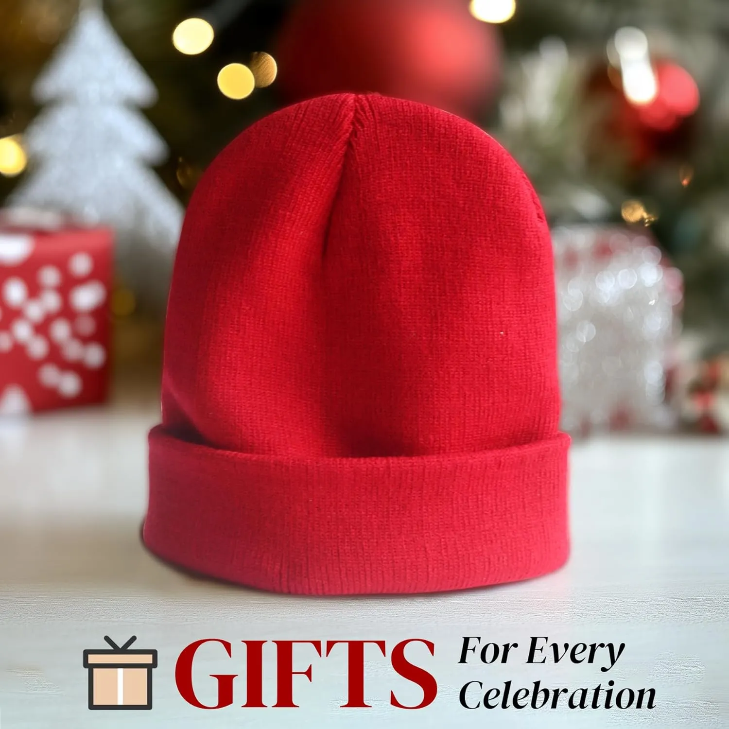 PFFY 2 Packs Unisex Beanie Hats for Men Women Knit Winter Beanies