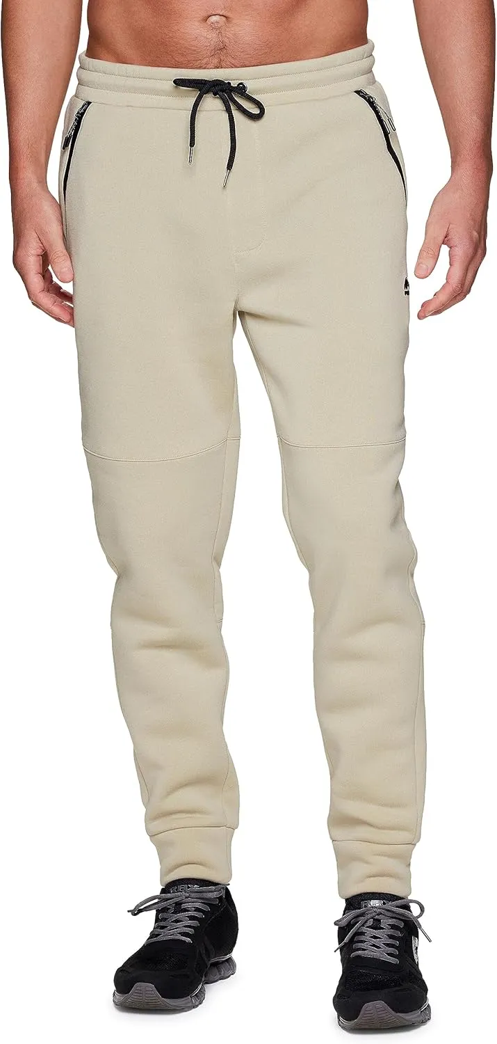 RBX Active Men's Athletic Fleece Lined Tapered Jogger Sweatpant with Pocket