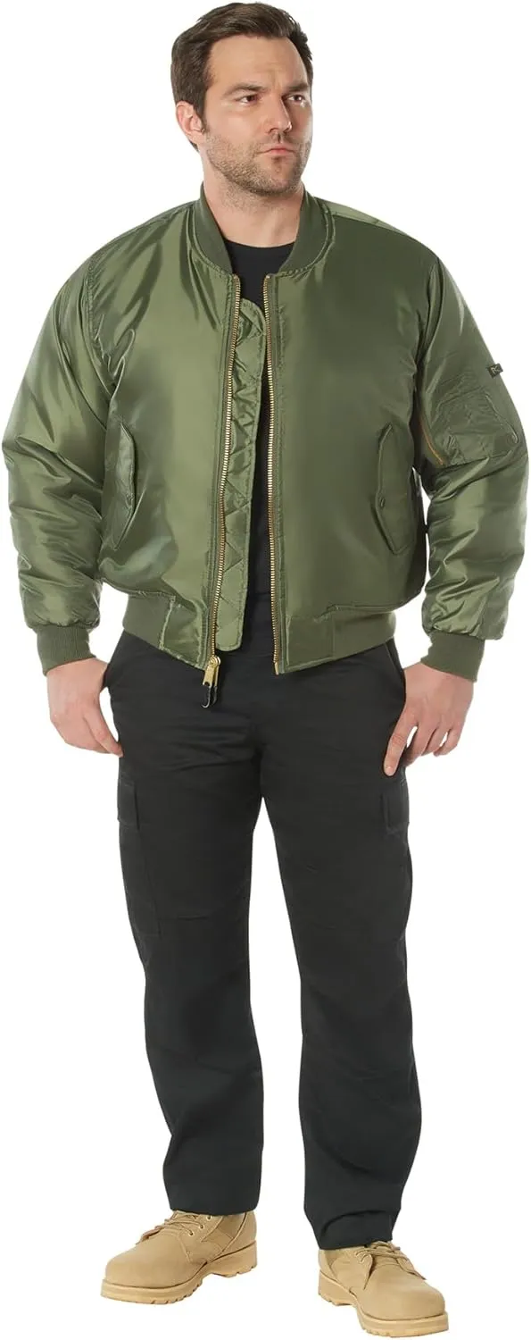 Rothco Conceal-Ops MA-1 Flight Jacket - Discreet Carry with Style