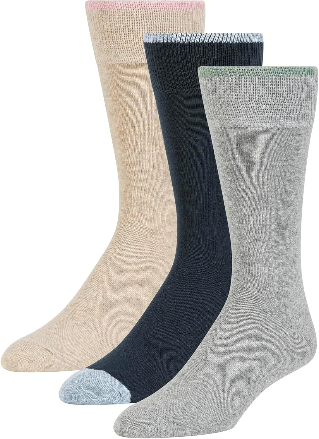 Ted Baker Men's 3 Pack Pattern Crew Dress Socks
