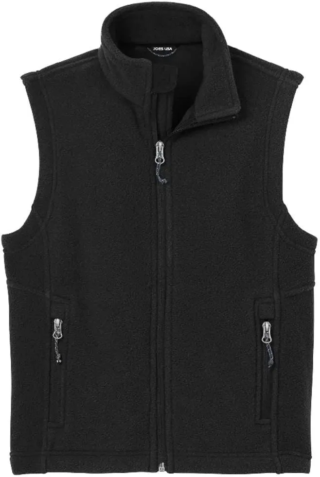 Youth Soft and Cozy Fleece Vest in Youth Sizes XS-XL