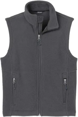 Youth Soft and Cozy Fleece Vest in Youth Sizes XS-XL